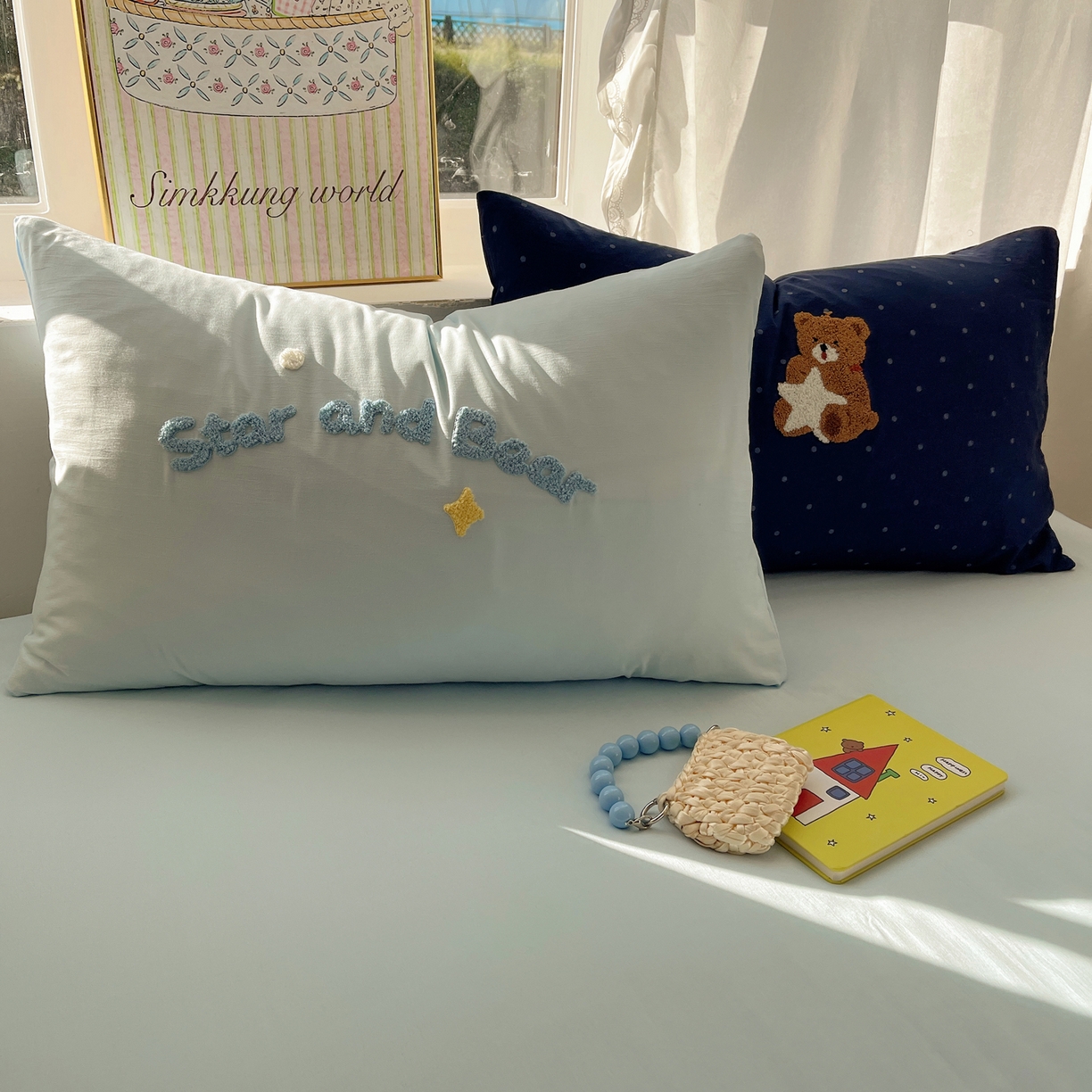 91家纺网 家纺一手货源 找家纺 韩都家居 2026春夏新款亲肤舒适毛巾绣四件套（包含买家秀原图） 许愿熊