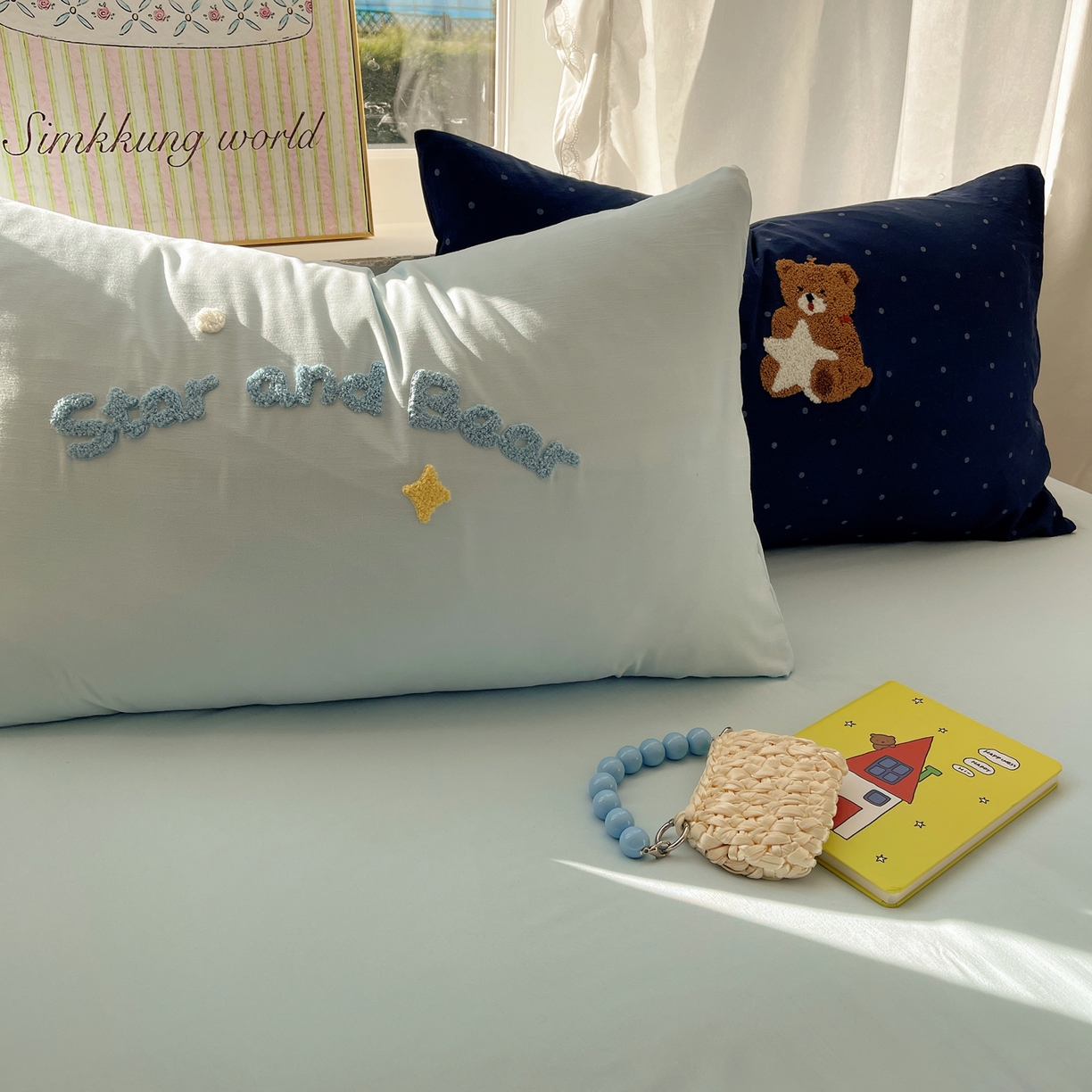 91家纺网 家纺一手货源 找家纺 韩都家居 2026春夏新款亲肤舒适毛巾绣四件套（包含买家秀原图） 许愿熊