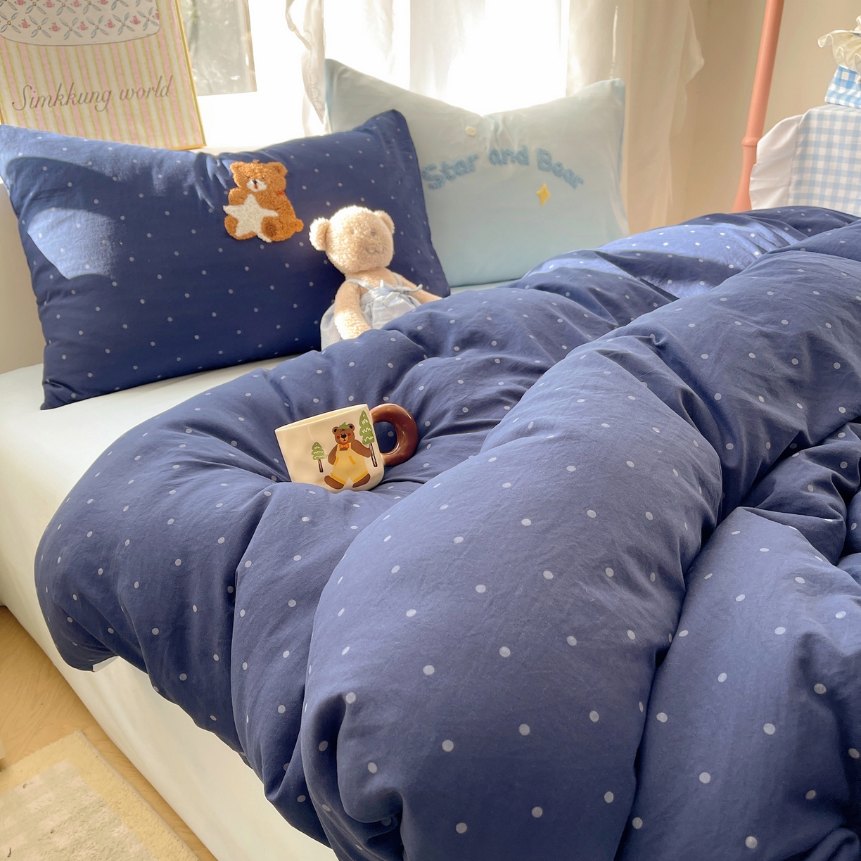 91家纺网 家纺一手货源 找家纺 韩都家居 2026春夏新款亲肤舒适毛巾绣四件套（包含买家秀原图） 许愿熊