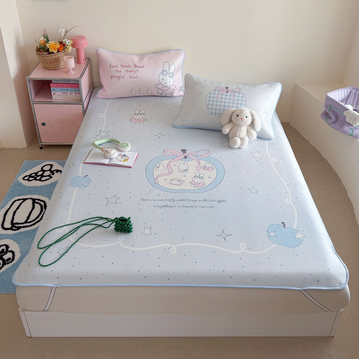 91家纺网 家纺一手货源 找家纺 （总）美乐迪家纺 2026新款大版水光冰丝凉席席子凉席