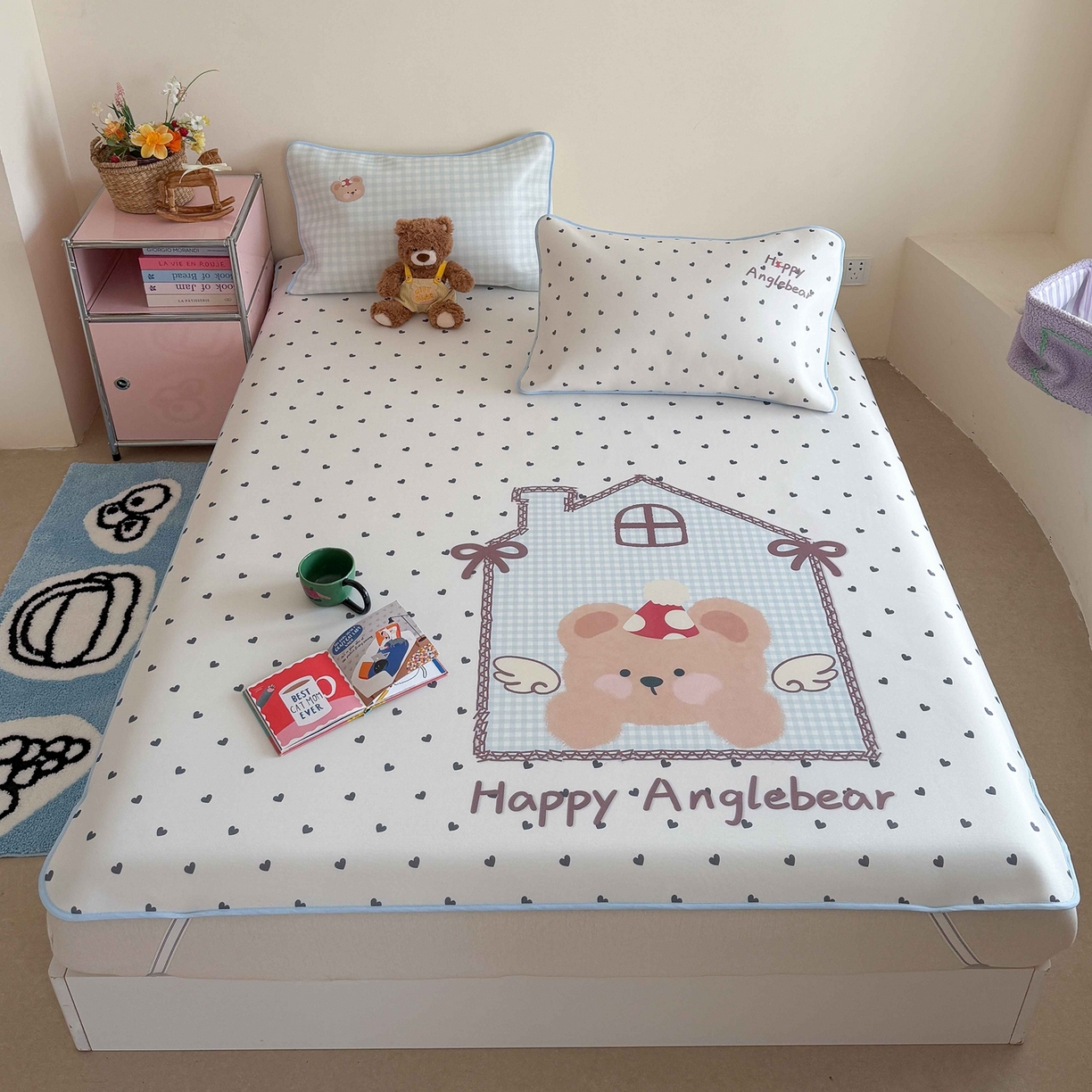 91家纺网 家纺一手货源 找家纺 （总）美乐迪家纺 2026新款大版水光冰丝凉席席子凉席