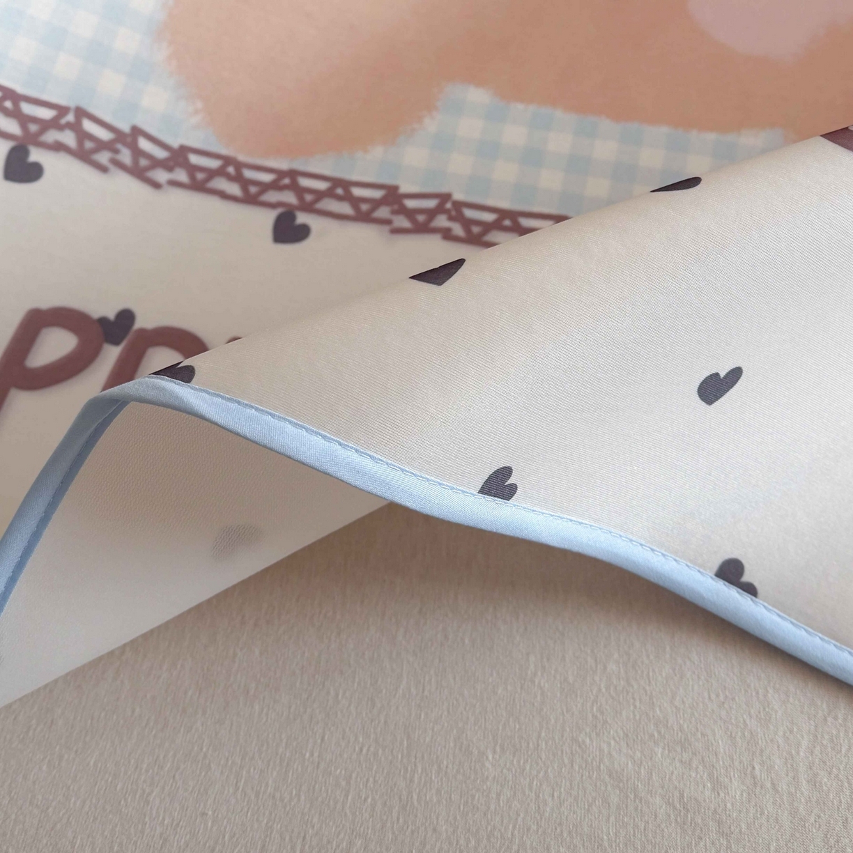 91家纺网 家纺一手货源 找家纺 美乐迪家纺 2026新款大版水光冰丝凉席席子凉席 天使小熊