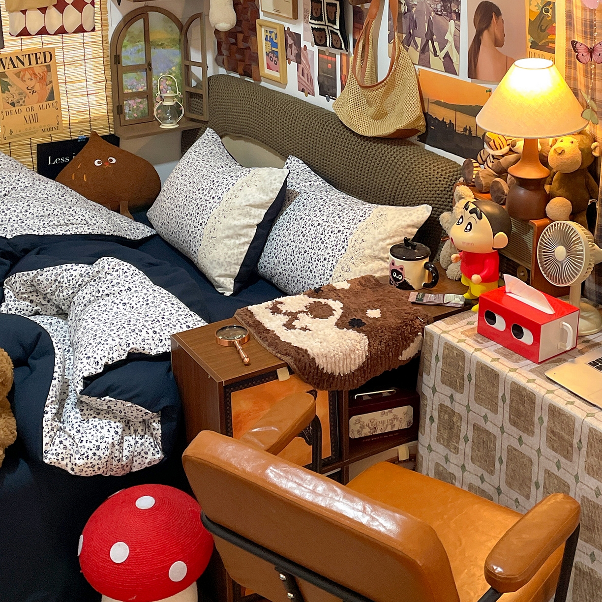 91家纺网 家纺一手货源 找家纺 水墨江南 2026新款甜美复古花边四件套 复古花边-烟青