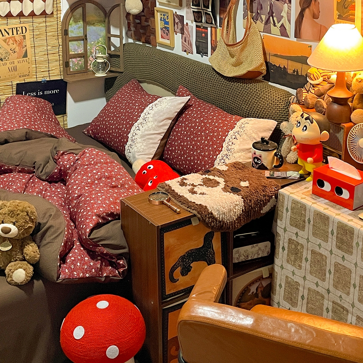 91家纺网 家纺一手货源 找家纺 水墨江南 2026新款甜美复古花边四件套 复古花边-樱绯