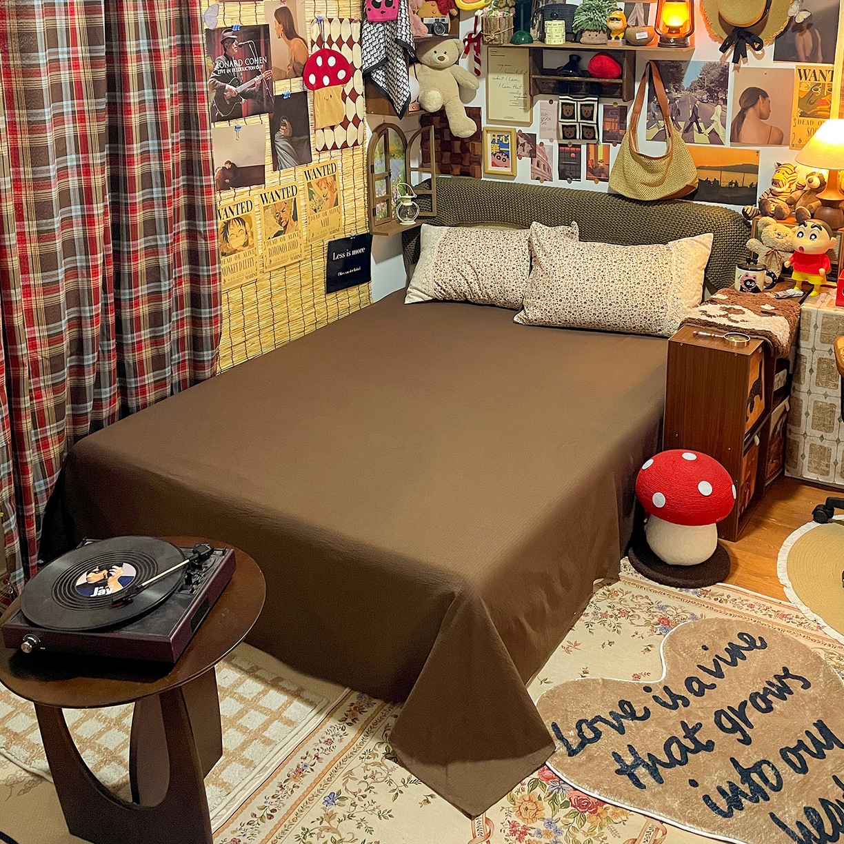 91家纺网 家纺一手货源 找家纺 水墨江南 2026新款甜美复古花边四件套 复古花边-浅棠