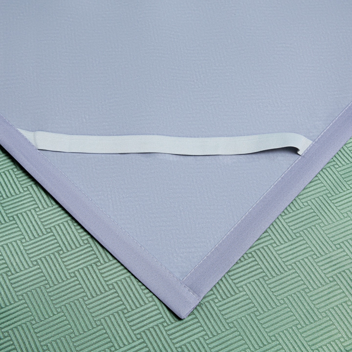 91家纺网 家纺一手货源 找家纺 席之家 2026新款可机洗水洗艾草凉感冰丝高精密碳光软席席子凉席 绿色