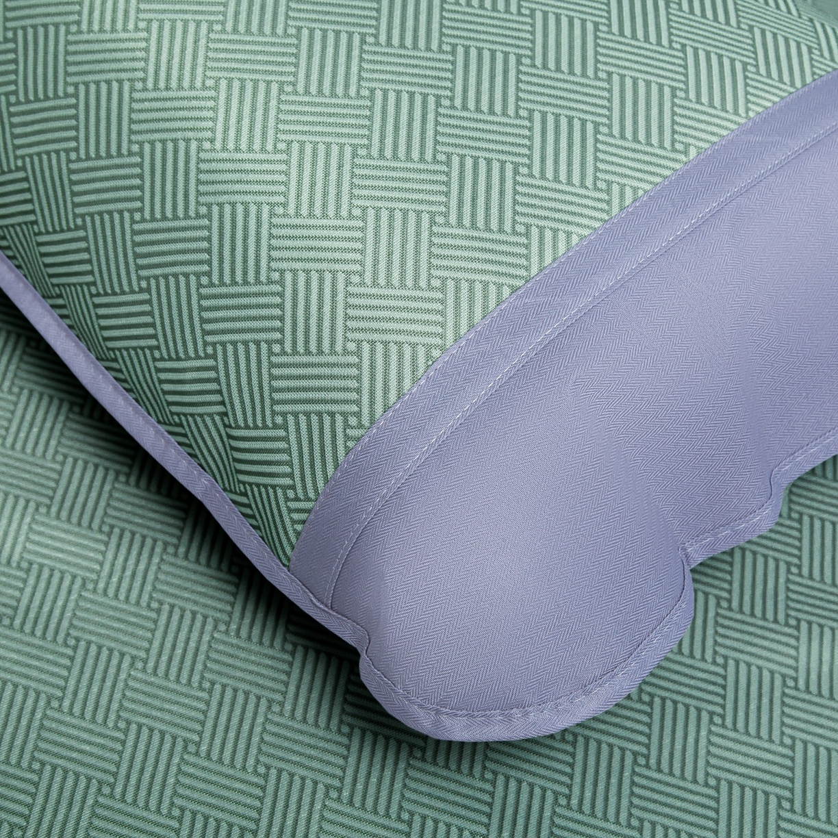 91家纺网 家纺一手货源 找家纺 席之家 2026新款可机洗水洗艾草凉感冰丝高精密碳光软席席子凉席 绿色