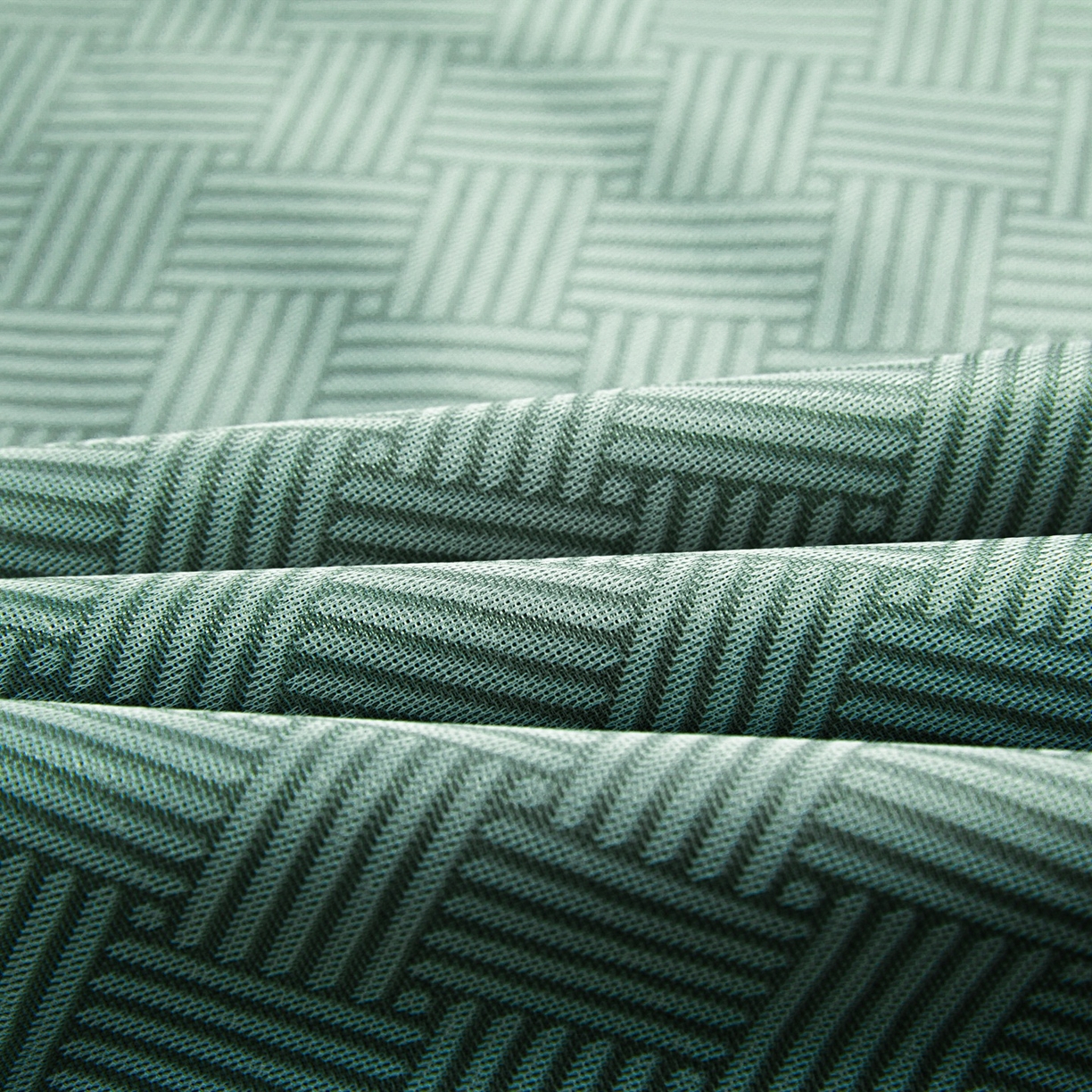 91家纺网 家纺一手货源 找家纺 席之家 2026新款可机洗水洗艾草凉感冰丝高精密碳光软席席子凉席 绿色