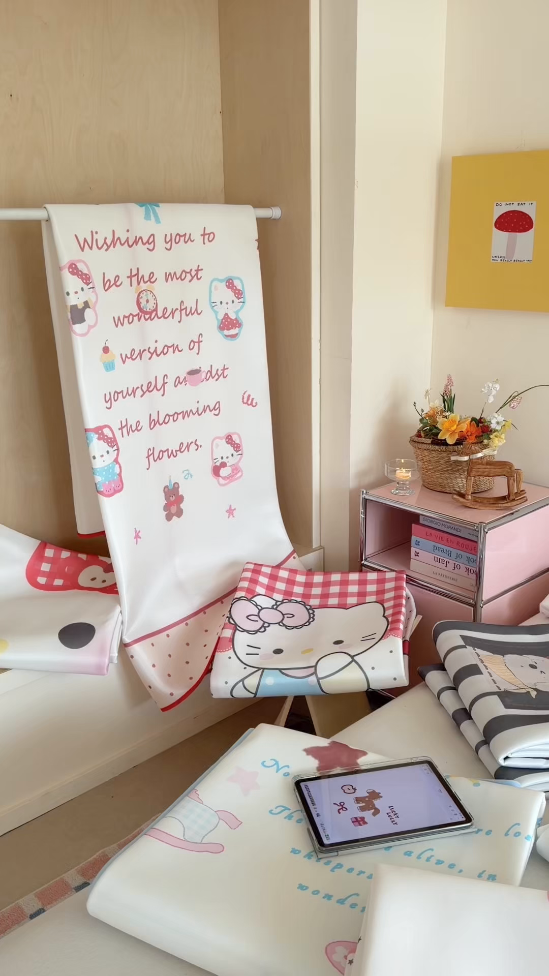 91家纺网 家纺一手货源 找家纺 （总）美乐迪家纺 2026新款大版水光冰丝凉席席子凉席