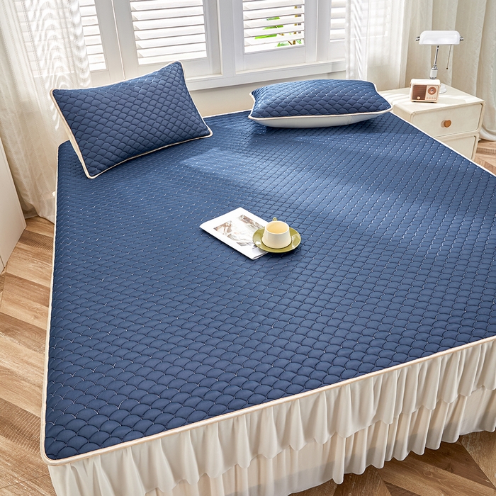 91家纺网 家纺一手货源 找家纺 （总）羽梦家纺 2026新款硅胶床裙款凉席席子