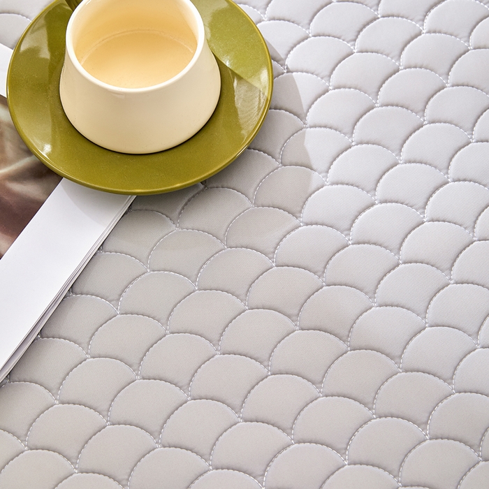 91家纺网 家纺一手货源 找家纺 羽梦家纺 2026新款硅胶床裙款凉席席子 青空灰