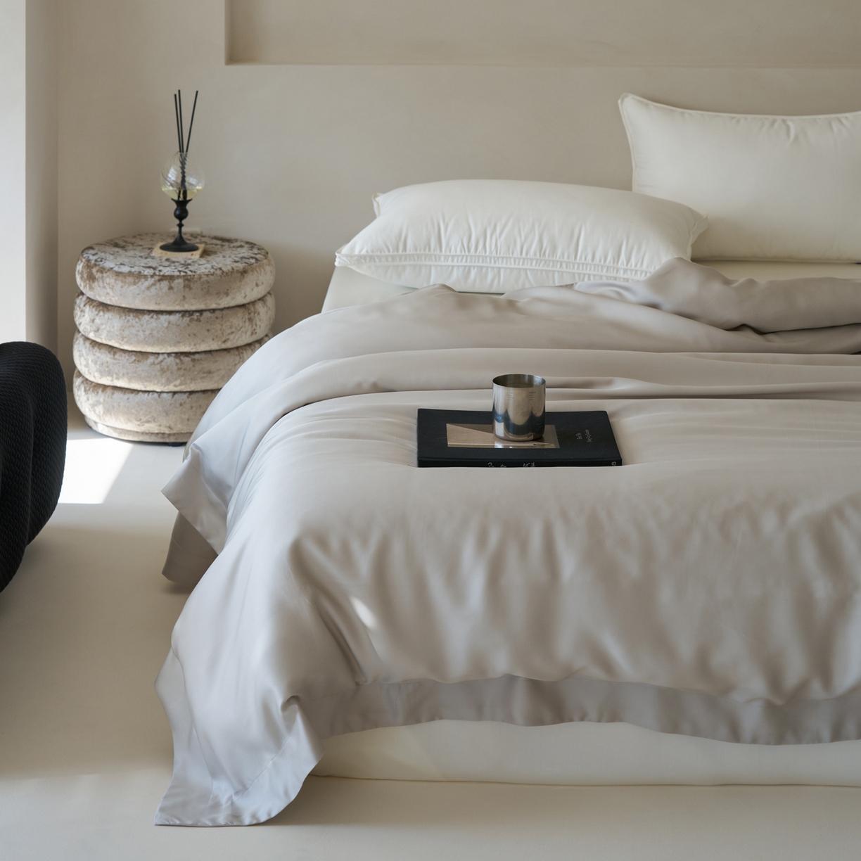 91家纺网 家纺一手货源 找家纺 （总）简纯主义 2026新款100S超细旦进口兰精天丝单被套被套单件