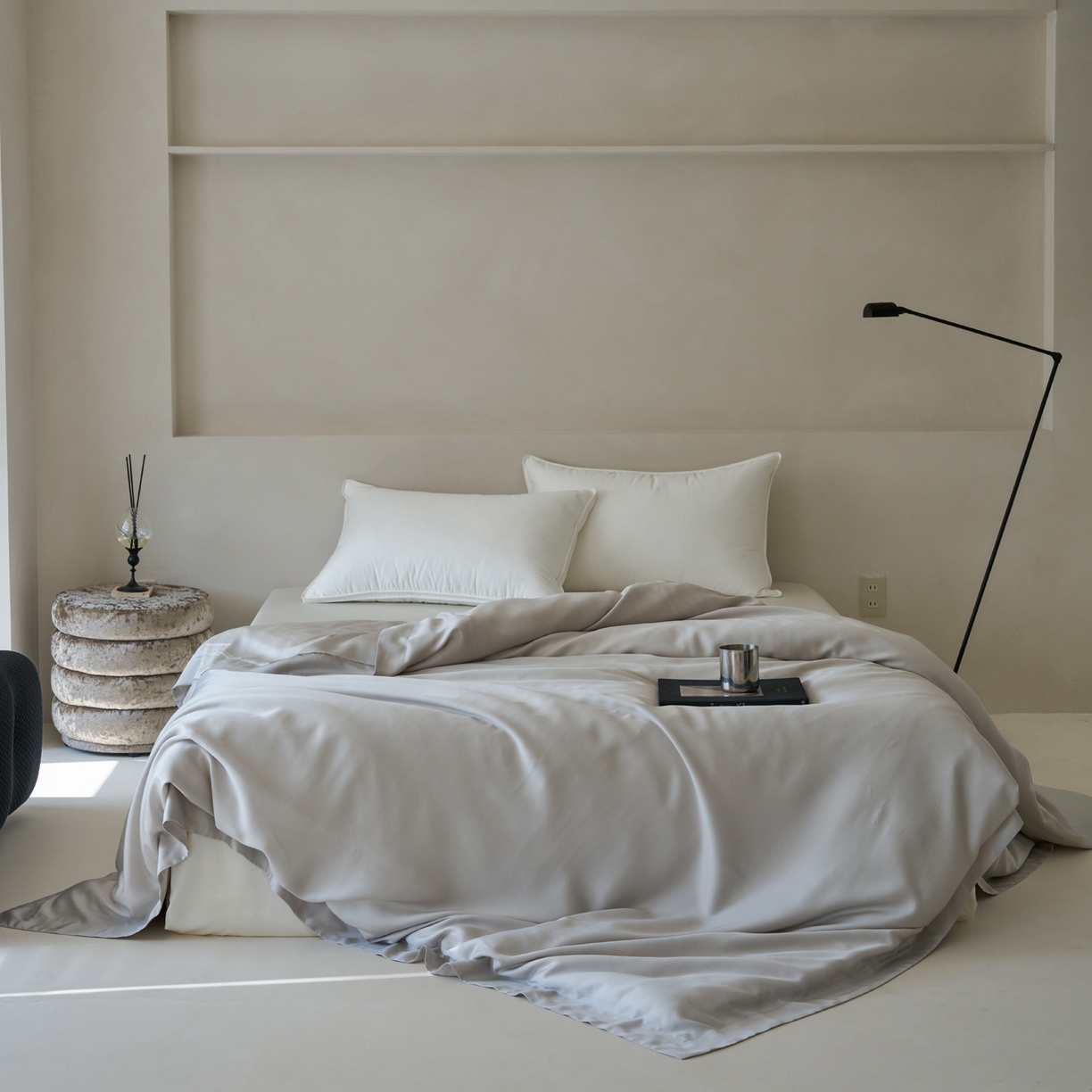 91家纺网 家纺一手货源 找家纺 （总）简纯主义 2026新款100S超细旦进口兰精天丝单被套被套单件