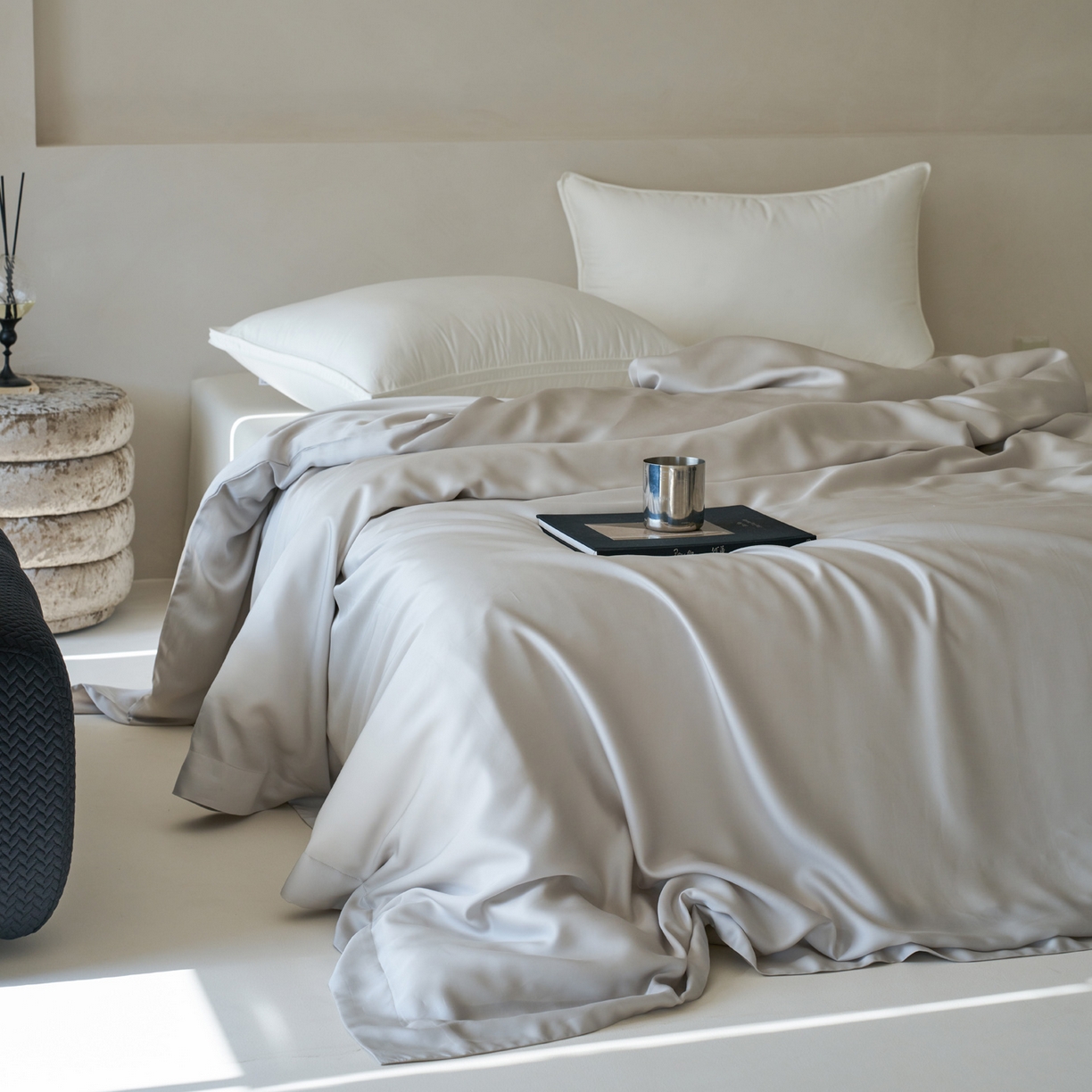 91家纺网 家纺一手货源 找家纺 （总）简纯主义 2026新款100S超细旦进口兰精天丝单被套被套单件