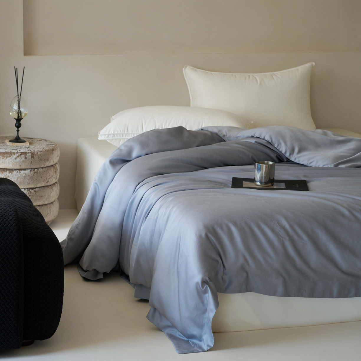 91家纺网 家纺一手货源 找家纺 （总）简纯主义 2026新款100S超细旦进口兰精天丝单被套被套单件