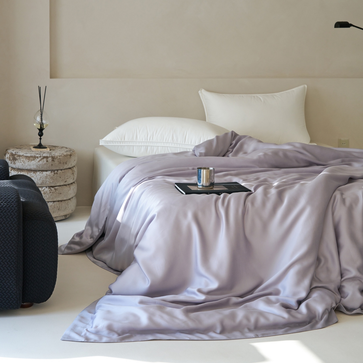 91家纺网 家纺一手货源 找家纺 （总）简纯主义 2026新款100S超细旦进口兰精天丝单被套被套单件