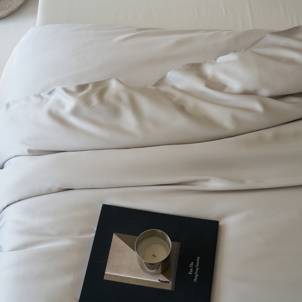 91家纺网 家纺一手货源 找家纺 简纯主义 2026新款100S超细旦进口兰精天丝单被套被套单件 经典灰