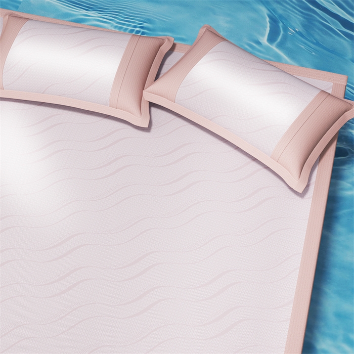 91家纺网 家纺一手货源 找家纺 （总）yyds网供 2026新款艾草抗菌冰丝凉席碳光席冰丝席床笠水洗折叠空调软席子三件套学生宿舍