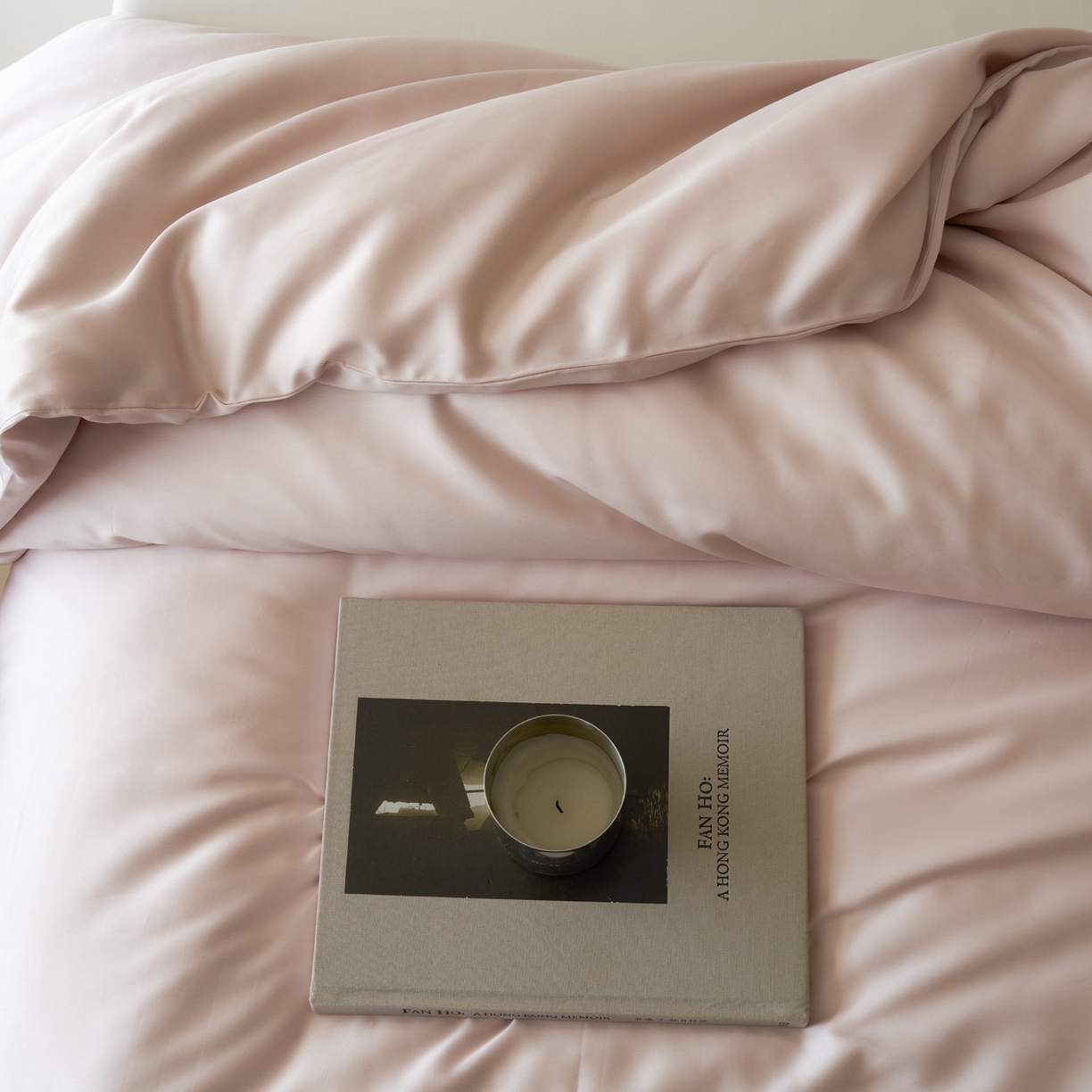 91家纺网 家纺一手货源 找家纺 简纯主义 2026新款100S超细旦进口兰精天丝单被套被套单件 柔霜粉