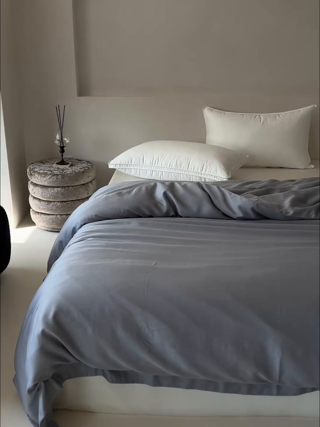91家纺网 家纺一手货源 找家纺 简纯主义 2026新款100S超细旦进口兰精天丝单被套被套单件 太妃灰