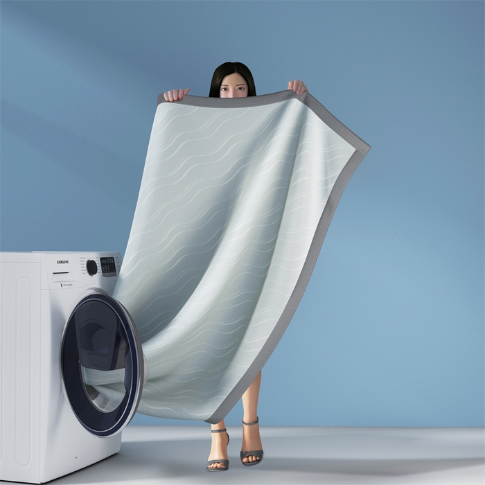 91家纺网 家纺一手货源 找家纺 yyds网供 2026新款艾草抗菌冰丝凉席碳光席冰丝席床笠水洗折叠空调软席子三件套学生宿舍 床席款-艾草抗菌冰丝-灰