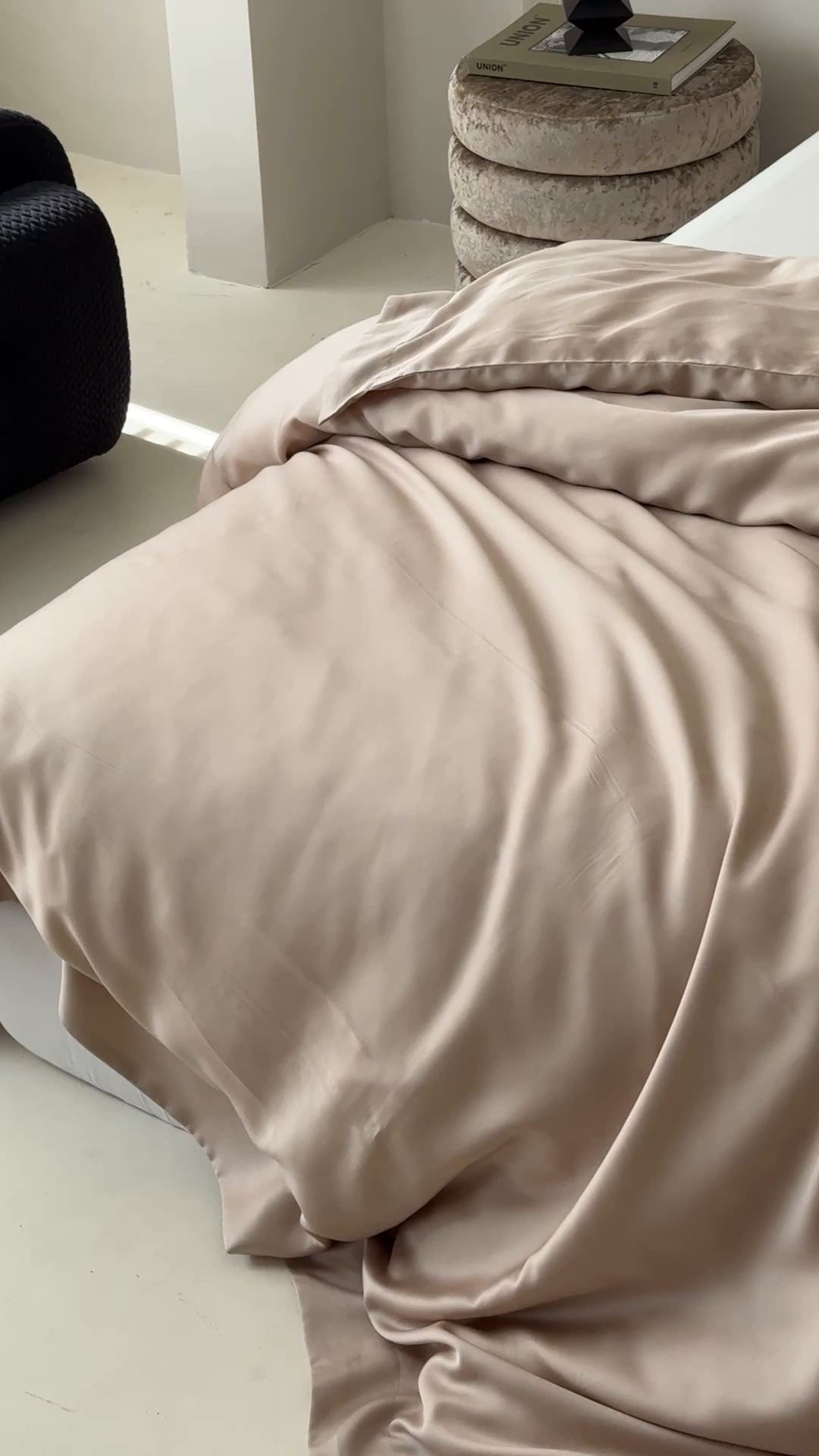 91家纺网 家纺一手货源 找家纺 简纯主义 2026新款100S超细旦进口兰精天丝单被套被套单件 新雅棕