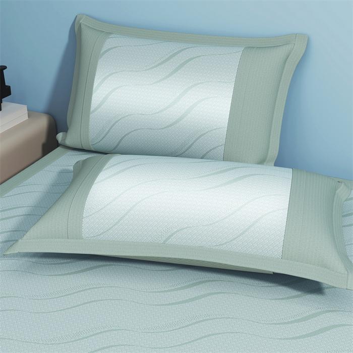 91家纺网 家纺一手货源 找家纺 yyds网供 2026新款艾草抗菌冰丝凉席碳光席冰丝席床笠水洗折叠空调软席子三件套学生宿舍 床席款-艾草抗菌冰丝-兰