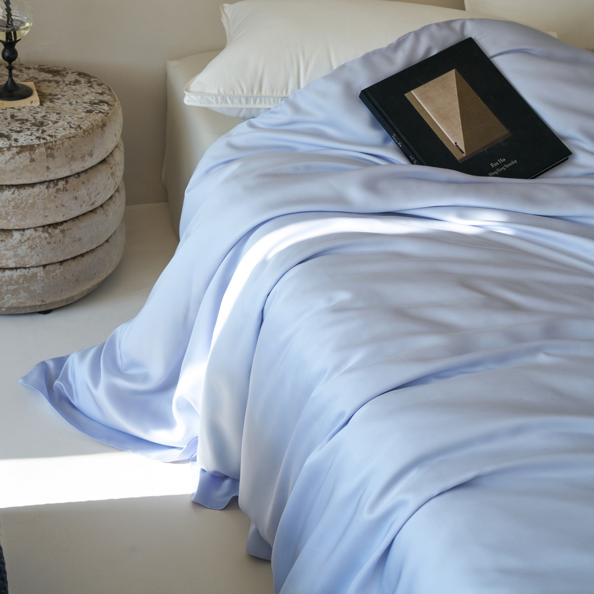 91家纺网 家纺一手货源 找家纺 简纯主义 2026新款100S超细旦进口兰精天丝单被套被套单件 云醉了