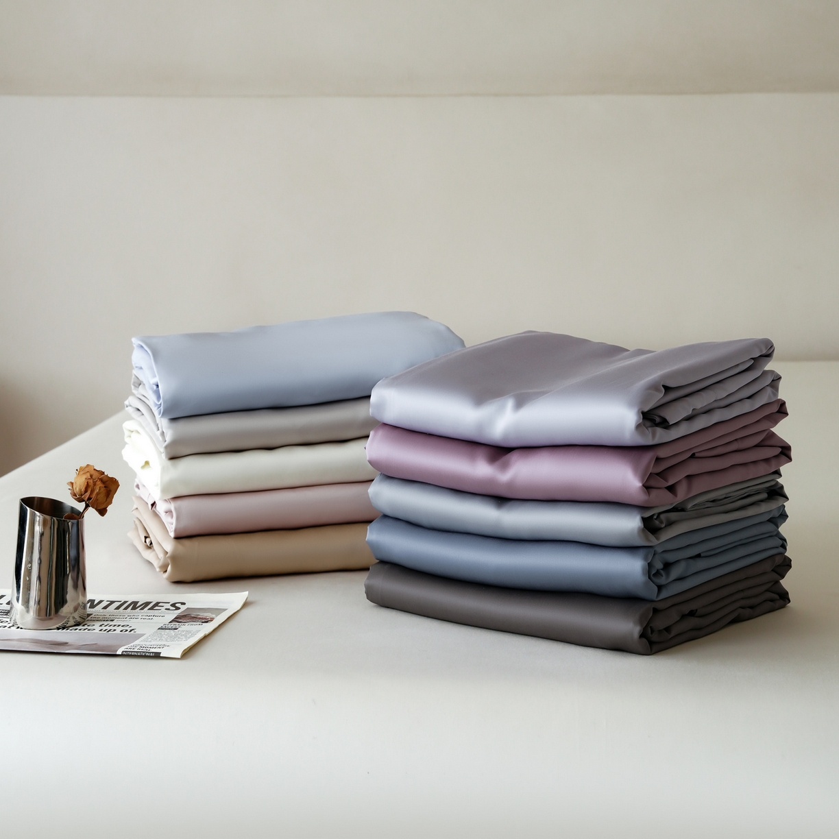 91家纺网 家纺一手货源 找家纺 简纯主义 2026新款100S超细旦进口兰精天丝单被套被套单件 组合图仅供展示-不可下单