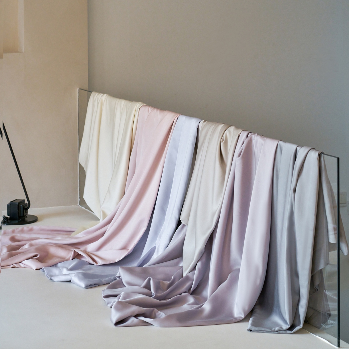 91家纺网 家纺一手货源 找家纺 简纯主义 2026新款100S超细旦进口兰精天丝单被套被套单件 组合图仅供展示-不可下单