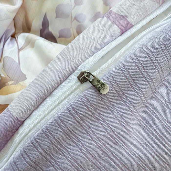 91家纺网 家纺一手货源 找家纺 壹号库 2025新款A类提花有氧彩竺绵四件套牡丹锦华