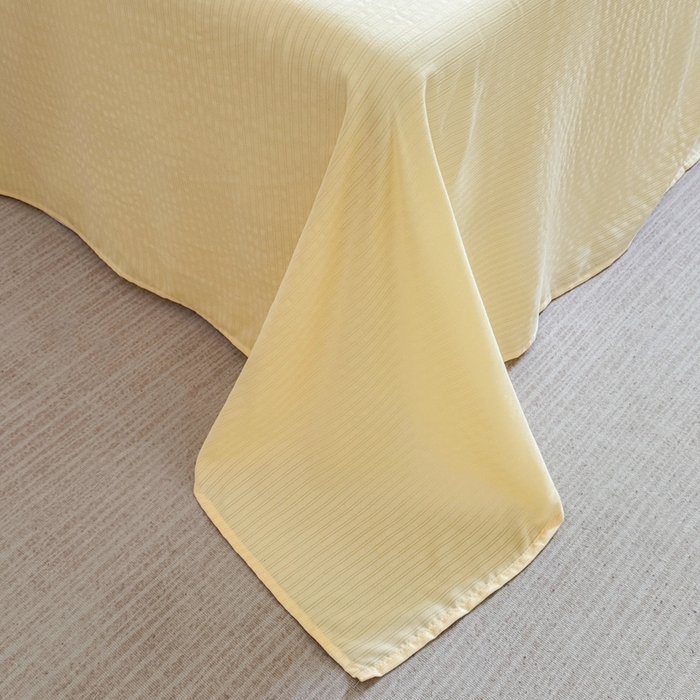 91家纺网 家纺一手货源 找家纺 壹号库 2025新款A类提花有氧彩竺绵四件套雪海山茶