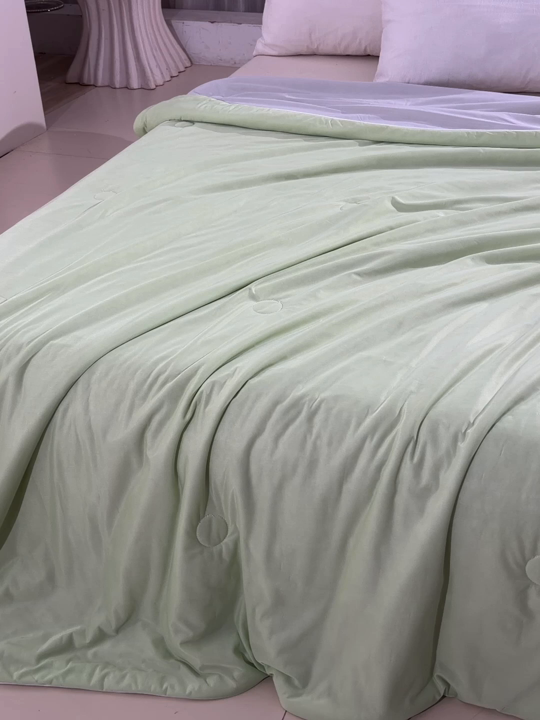 91家纺网 家纺一手货源 找家纺 （总）宝宝纱被业 2026新款跨境外贸凉感丝夏被有氨水洗天丝冰淇淋夏凉被冰丝空调被