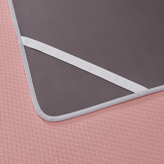 91家纺网 家纺一手货源 找家纺 羽梦家纺 2026新款凉席银丝款床单款凉席席子 樱花粉