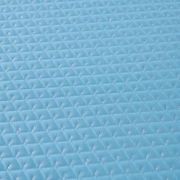 91家纺网 家纺一手货源 找家纺 羽梦家纺 2026新款凉席银丝款床单款凉席席子 天空蓝