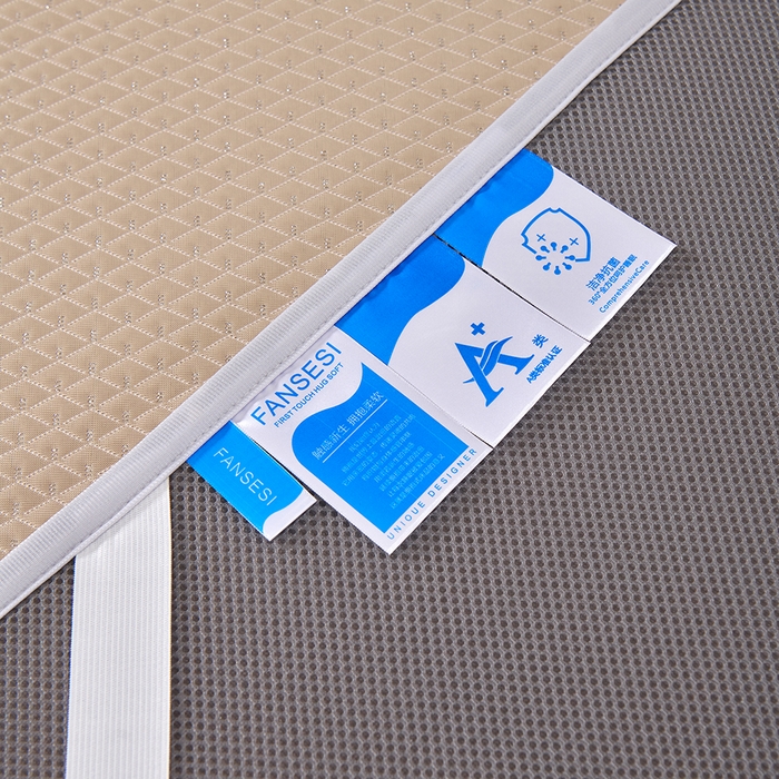 91家纺网 家纺一手货源 找家纺 羽梦家纺 2026新款凉席银丝款床单款凉席席子 玫瑰金