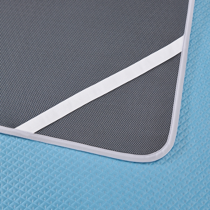 91家纺网 家纺一手货源 找家纺 羽梦家纺 2026新款凉席银丝款床单款凉席席子 天空蓝