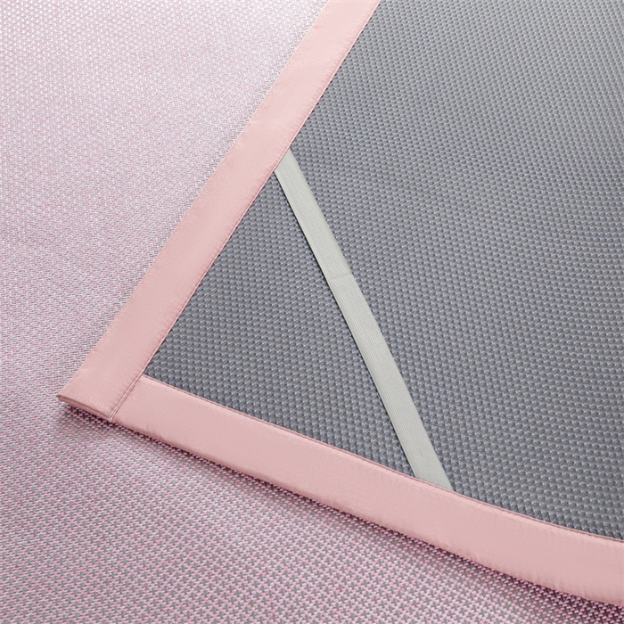 91家纺网 家纺一手货源 找家纺 yyds网供 2026新款冰藤乳胶凉席三件套床席款床笠款刺绣可水机洗空调婴儿童单人软藤席 床席-乳胶冰藤席-粉色