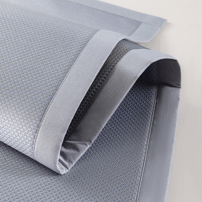 91家纺网 家纺一手货源 找家纺 yyds网供 2026新款冰藤乳胶凉席三件套床席款床笠款刺绣可水机洗空调婴儿童单人软藤席 床席-乳胶冰藤席-灰蓝