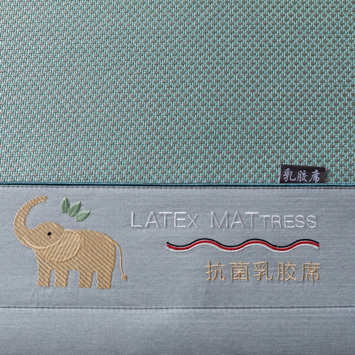 91家纺网 家纺一手货源 找家纺 yyds网供 2026新款冰藤乳胶凉席三件套床席款床笠款刺绣可水机洗空调婴儿童单人软藤席 床席-乳胶冰藤席-水绿