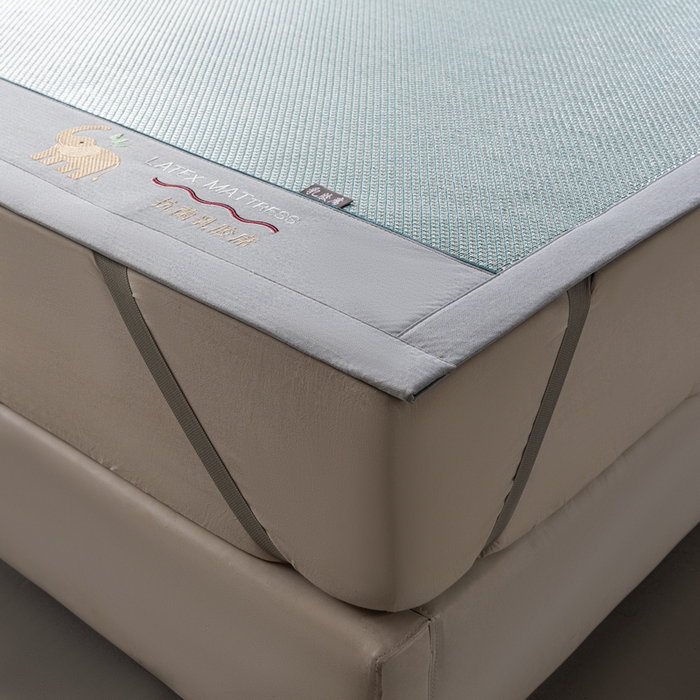 91家纺网 家纺一手货源 找家纺 yyds网供 2026新款冰藤乳胶凉席三件套床席款床笠款刺绣可水机洗空调婴儿童单人软藤席 床席-乳胶冰藤席-水绿