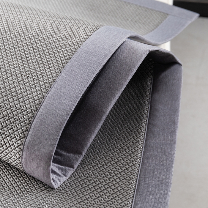 91家纺网 家纺一手货源 找家纺 yyds网供 2026新款冰藤乳胶凉席三件套床席款床笠款刺绣可水机洗空调婴儿童单人软藤席 床席-乳胶冰藤席-银灰