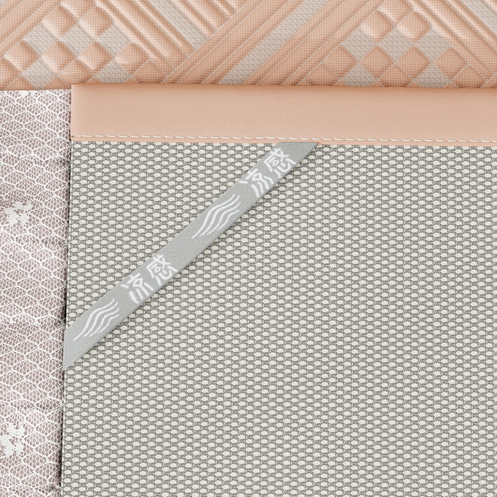 91家纺网 家纺一手货源 找家纺 （总）宜派家纺 2026新款PE凉感丝床裙款凉席三件套