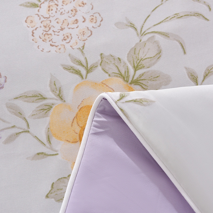 91家纺网 家纺一手货源 找家纺 宝宝纱被业 2026新款纯色凉感夏被 浪漫花语