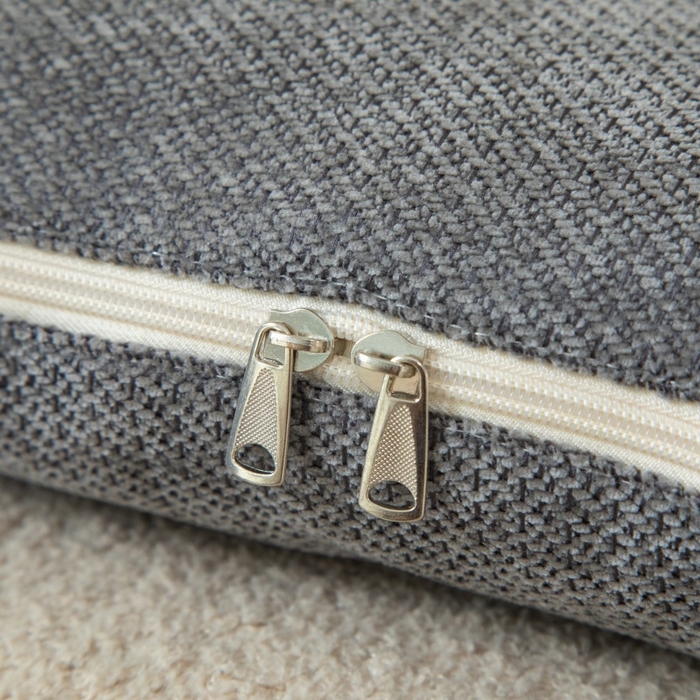 91家纺网 家纺一手货源 找家纺 新奇异 2025新款卡通毛巾绣抱枕被-冬季加厚水晶绒款可爱狗+萝卜兔系列 萝卜兔-深灰加绒加厚