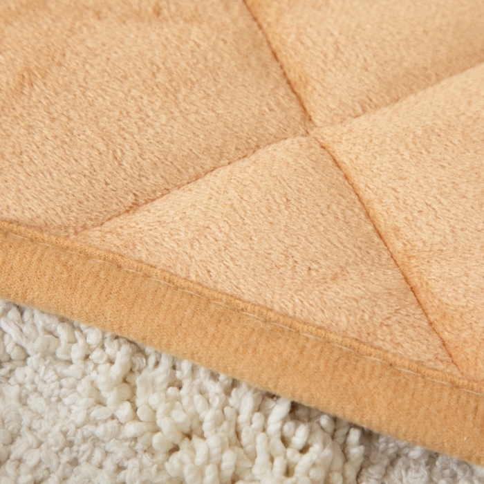 91家纺网 家纺一手货源 找家纺 新奇异 2025新款卡通毛巾绣抱枕被-冬季加厚水晶绒款可爱狗+萝卜兔系列 萝卜兔-中灰加绒加厚