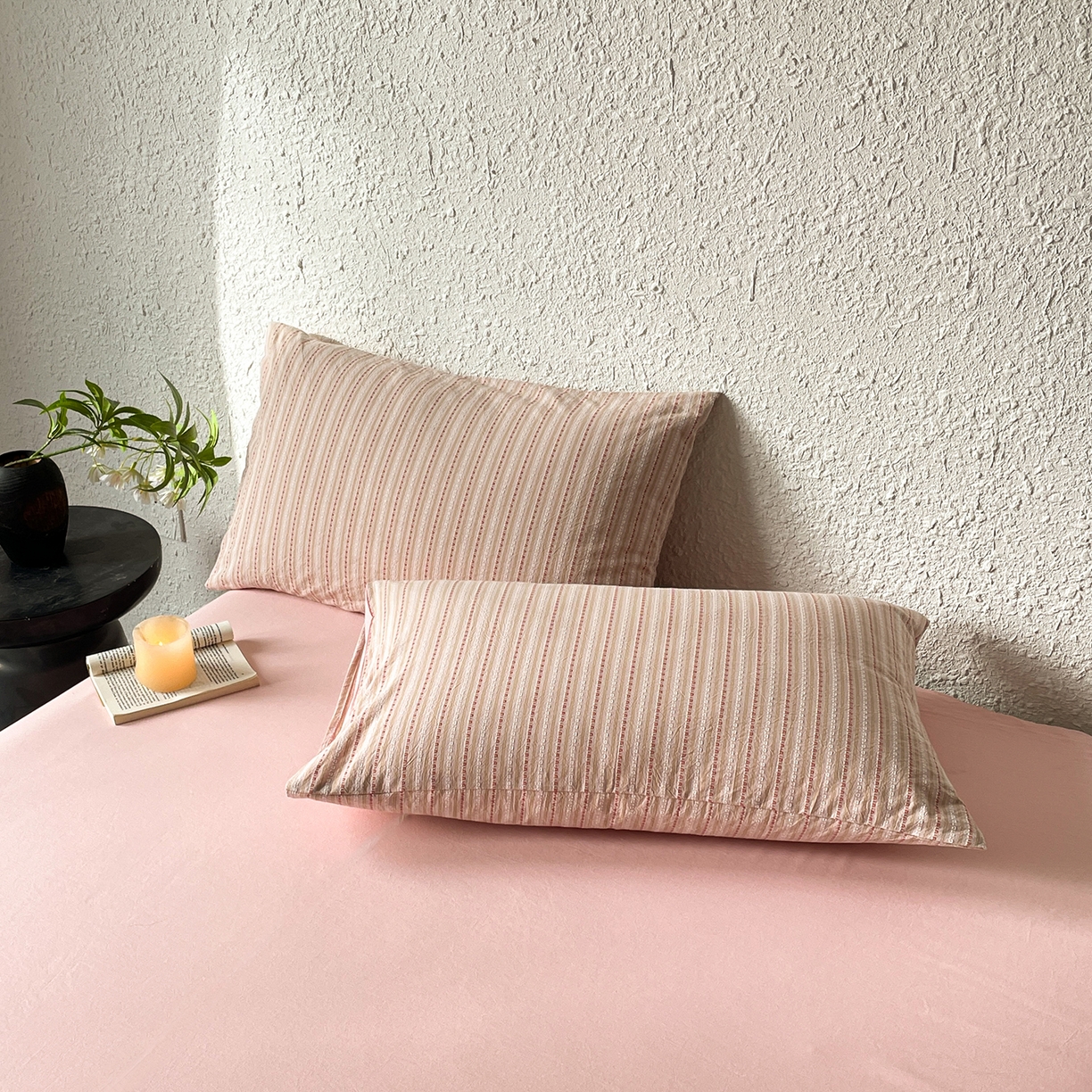 91家纺网 家纺一手货源 找家纺 吾秀家居 2026新款棉色织提花水洗棉大豆夏被夏凉被空调被-摩卡 摩卡粉