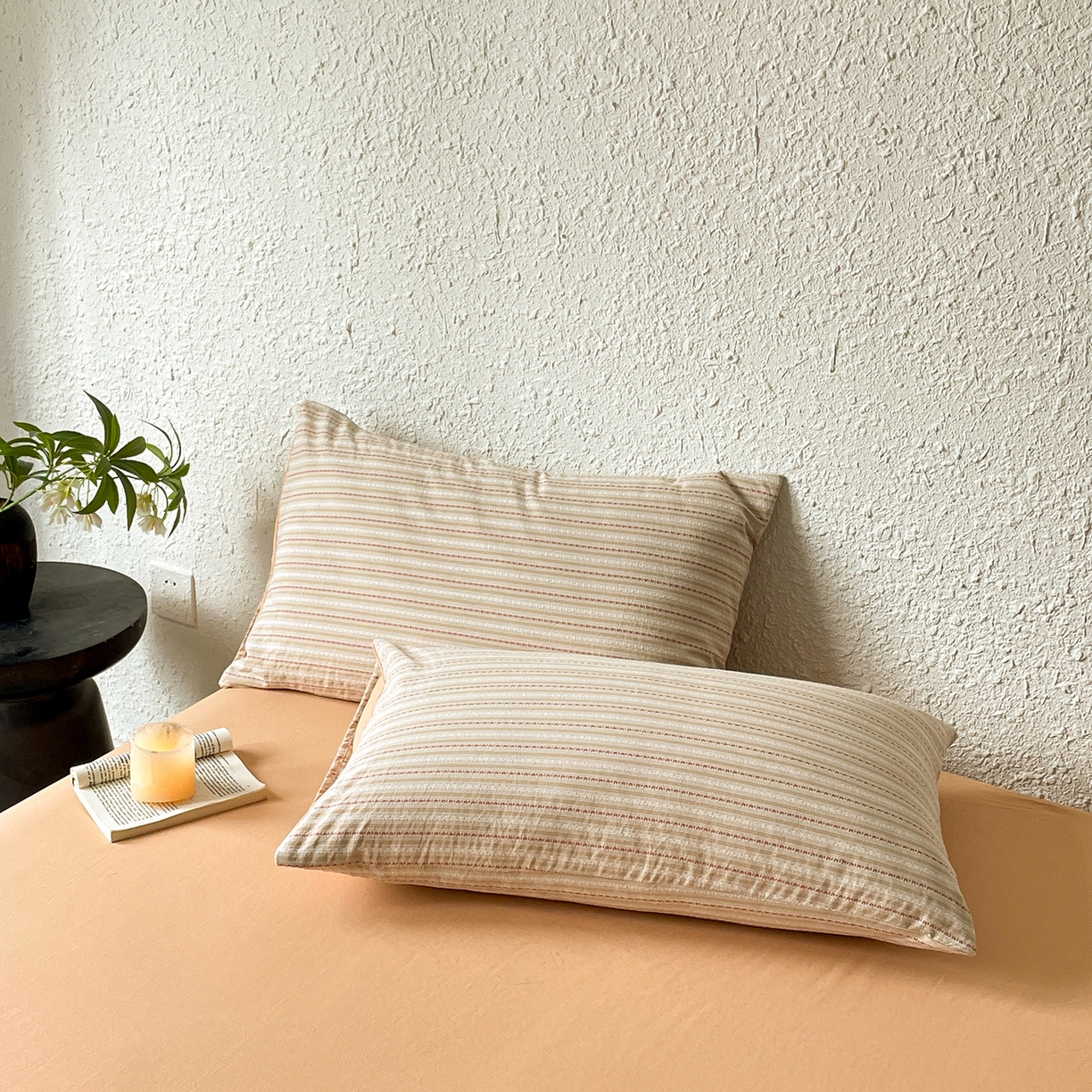 91家纺网 家纺一手货源 找家纺 吾秀家居 2026新款棉色织提花水洗棉大豆夏被夏凉被空调被-摩卡 摩卡桔