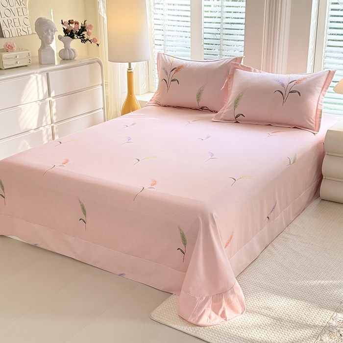 91家纺网 家纺一手货源 找家纺 （总）木易 2023新款全棉加厚喷气面料磨毛四件套