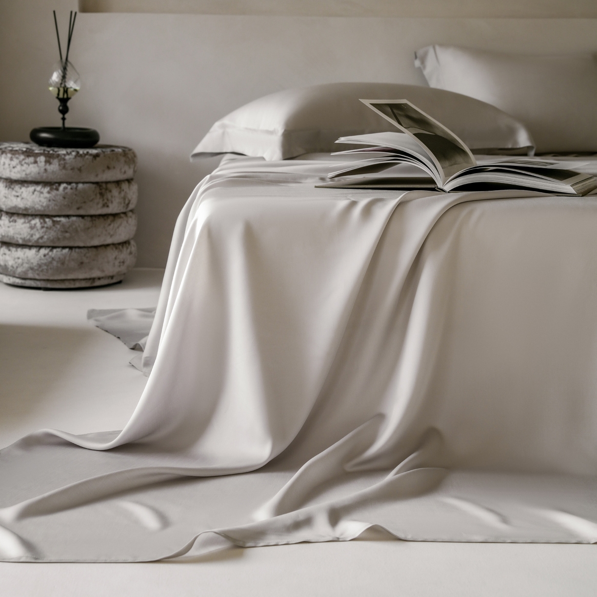 91家纺网 家纺一手货源 找家纺 （总）简纯主义 2026新款100S超细旦进口兰精天丝单床单床单单件